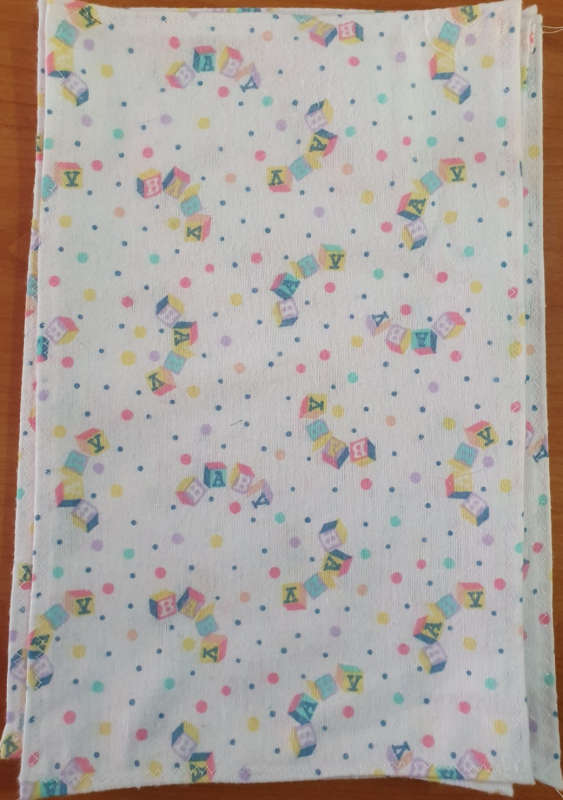 Burp Cloth - Baby Blocks