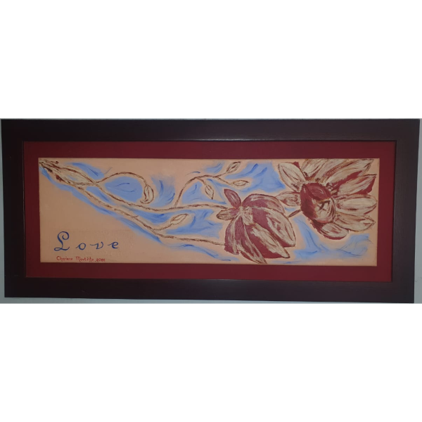 Framed Oil Painting - Love