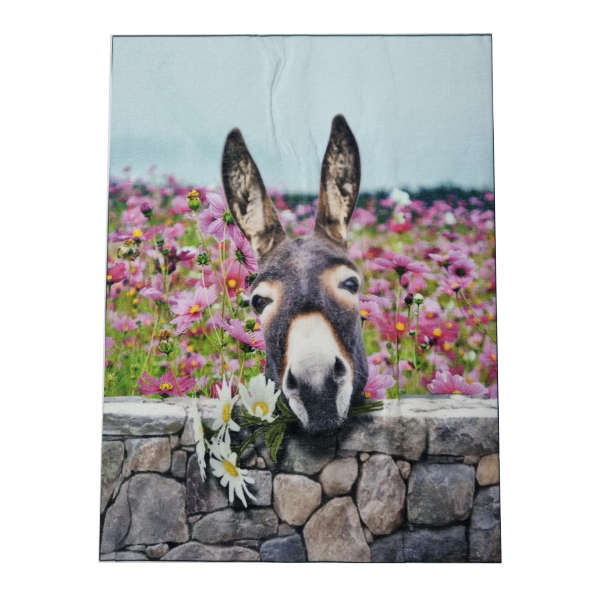 Decoupage Paper - Donkey with Daisy