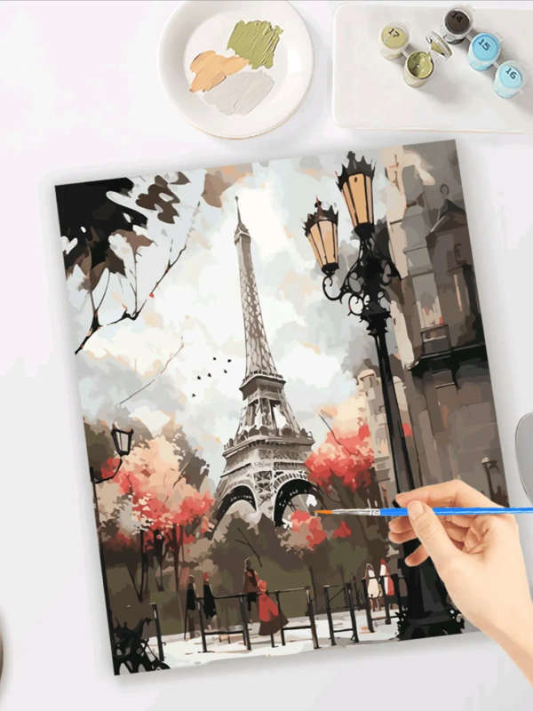 Paint by Numbers: Eiffel Tower
