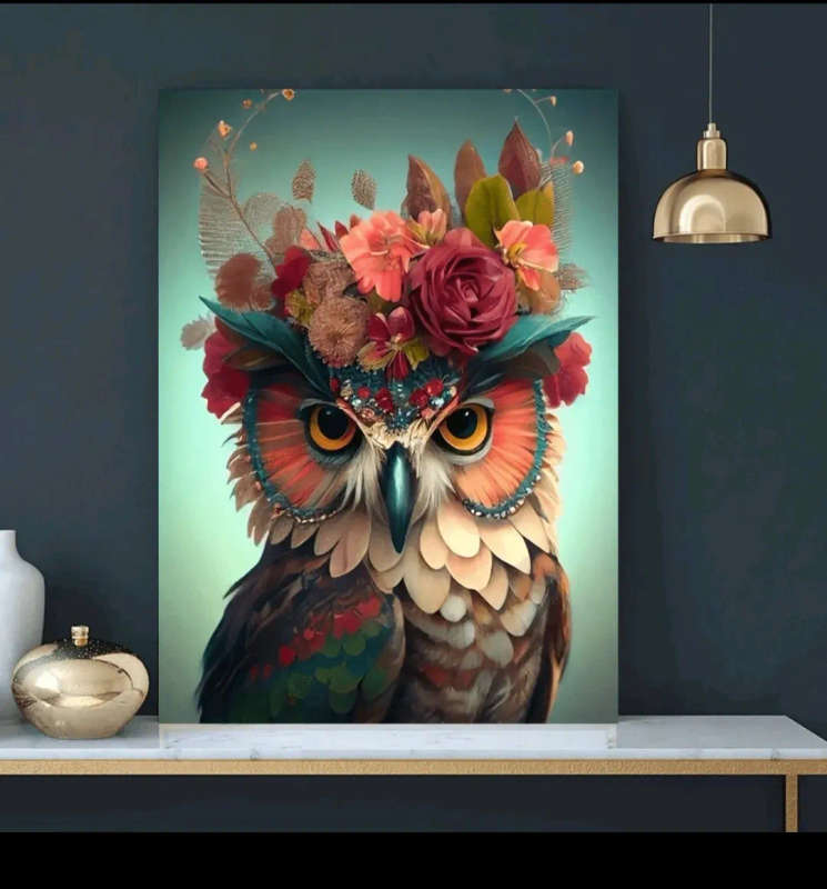 Paint by Numbers: Funky Owl