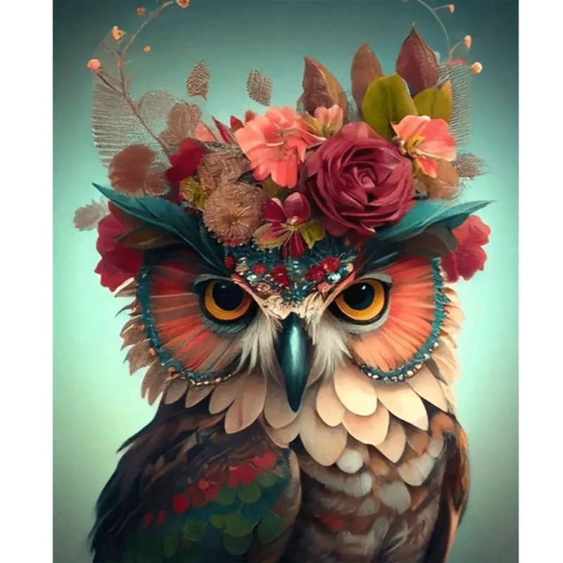 Paint by Numbers: Funky Owl