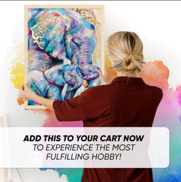 Paint by Numbers: Elephant Family
