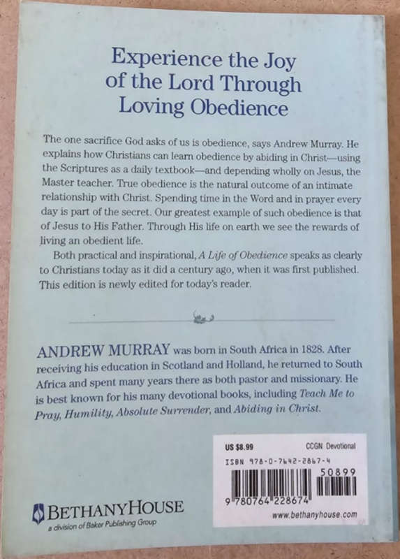 A Life of Obedience - Andrew Murray