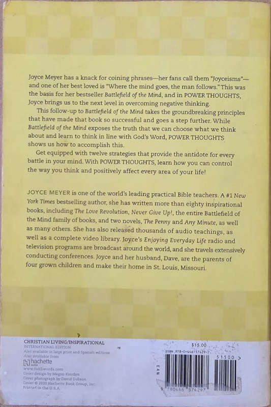 Power Thoughts: 12 Strategies to Win the Battle of the Mind - Joyce Meyer