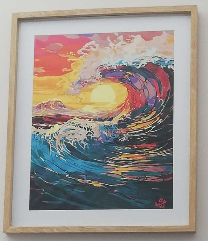 Paint by Numbers: Ocean Wave