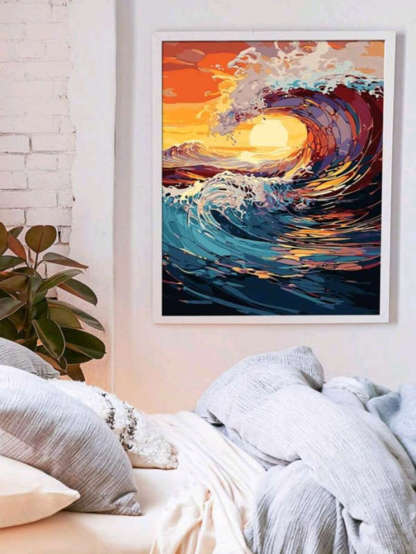 Paint by Numbers: Ocean Wave