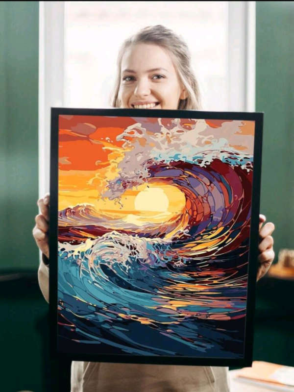 Paint by Numbers: Ocean Wave