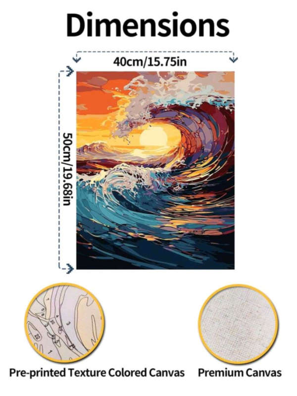 Paint by Numbers: Ocean Wave