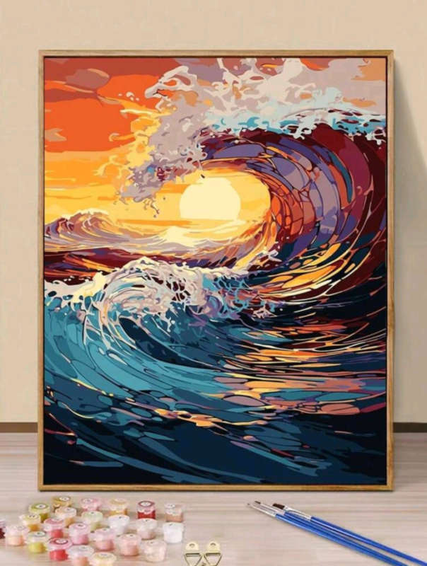Paint by Numbers: Ocean Wave