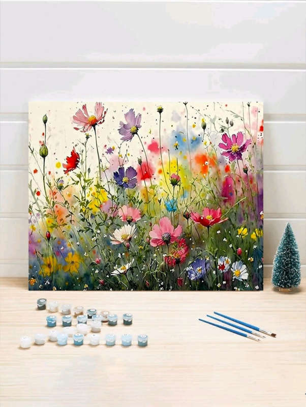 Paint by Numbers: Wild Flowers