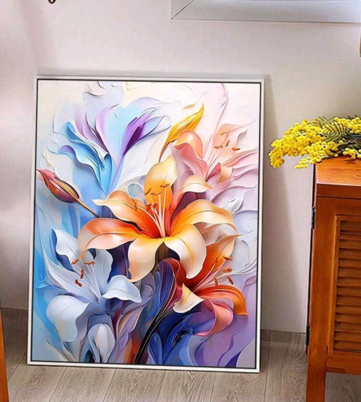 Paint by Numbers: Beautiful Lillies