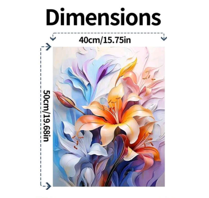 Paint by Numbers: Beautiful Lillies