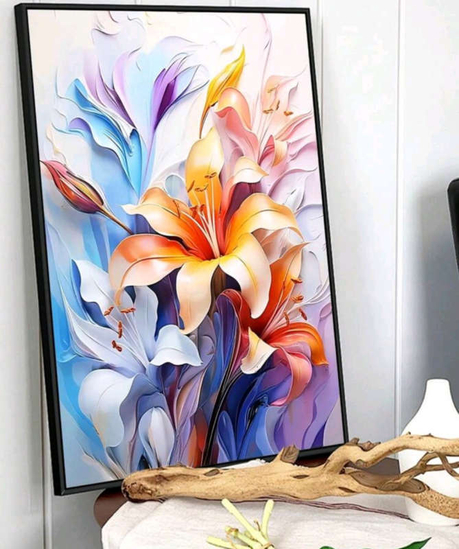 Paint by Numbers: Beautiful Lillies