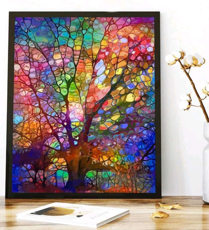 Paint by Numbers: Tree of Life in Colour