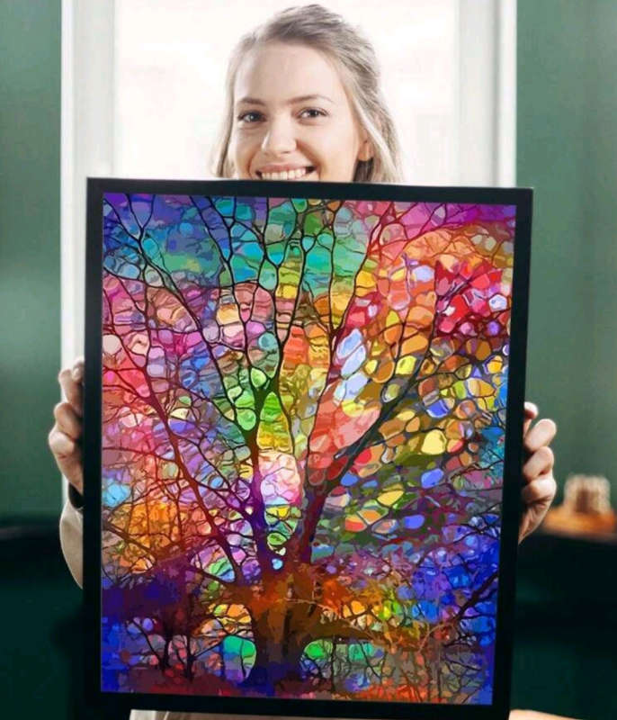 Paint by Numbers: Tree of Life in Colour