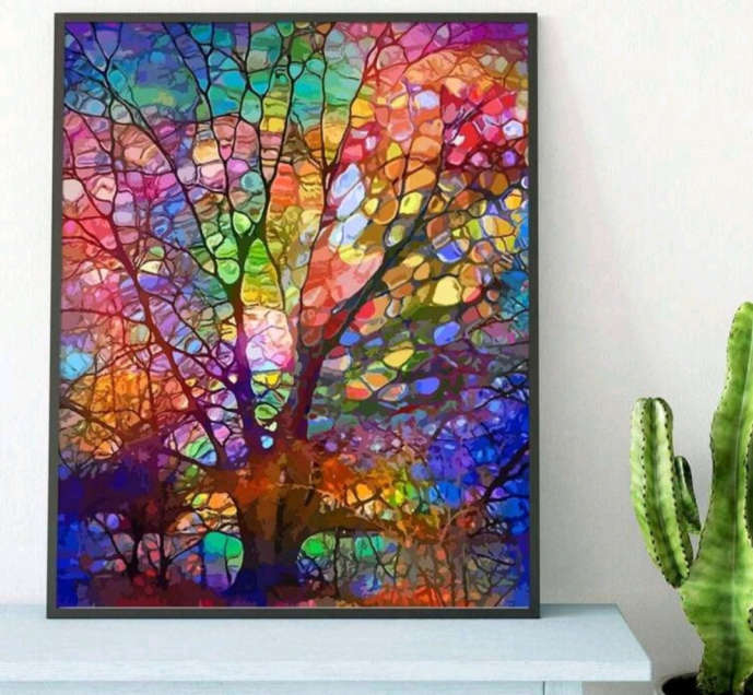 Paint by Numbers: Tree of Life in Colour