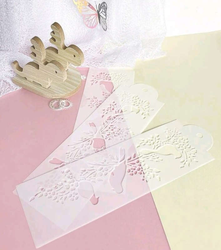 PVC Stencil: 1pc Bird Magpie Stencil