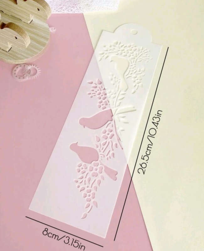 PVC Stencil: 1pc Bird Magpie Stencil