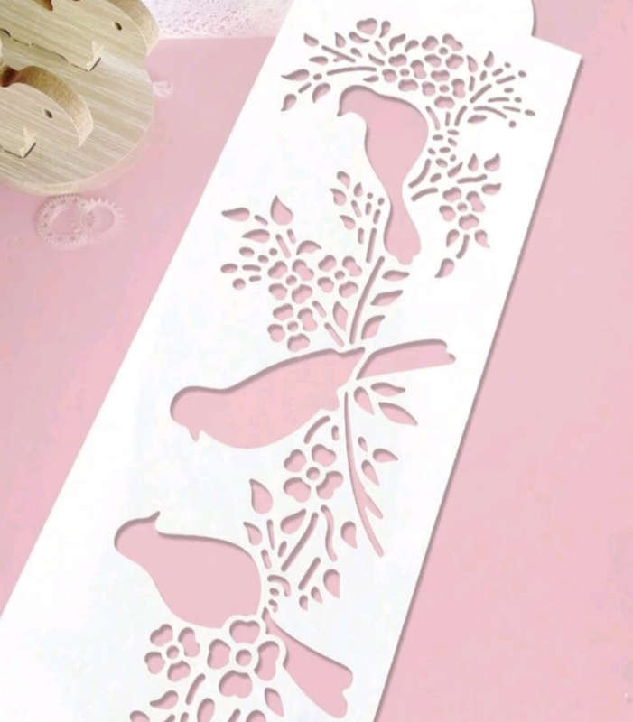 PVC Stencil: 1pc Bird Magpie Stencil