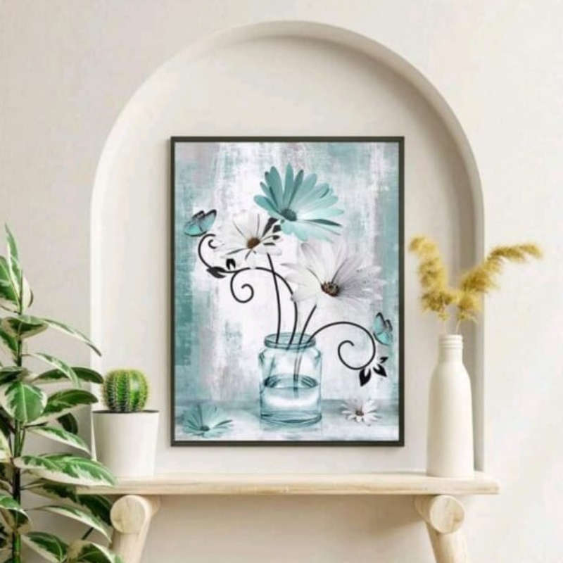 Paint by Numbers: Daisies & Butterflies