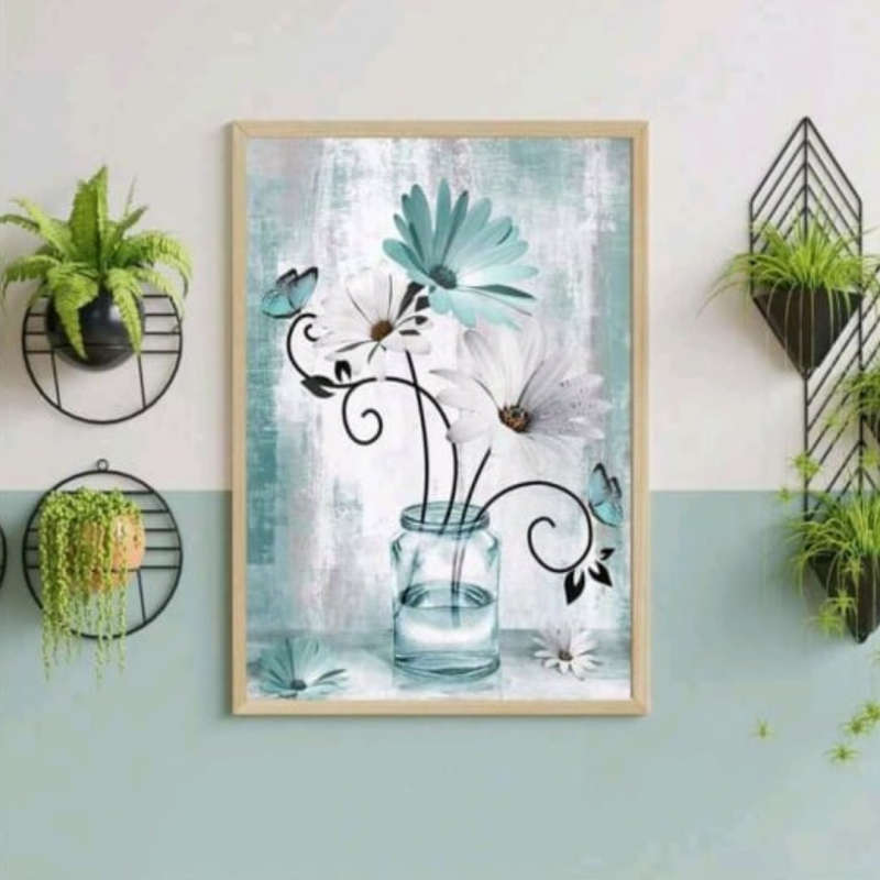 Paint by Numbers: Daisies & Butterflies