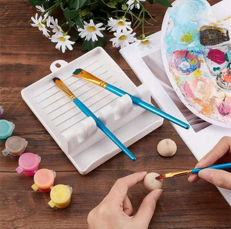 4 Slot Painting Brush Holder