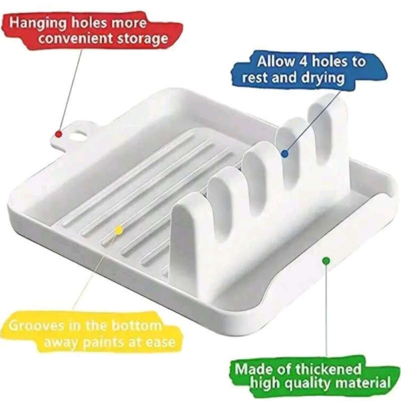 4 Slot Painting Brush Holder