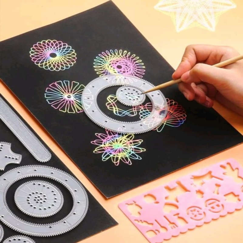 50Pc Scratch Paper with Bamboo Sticks