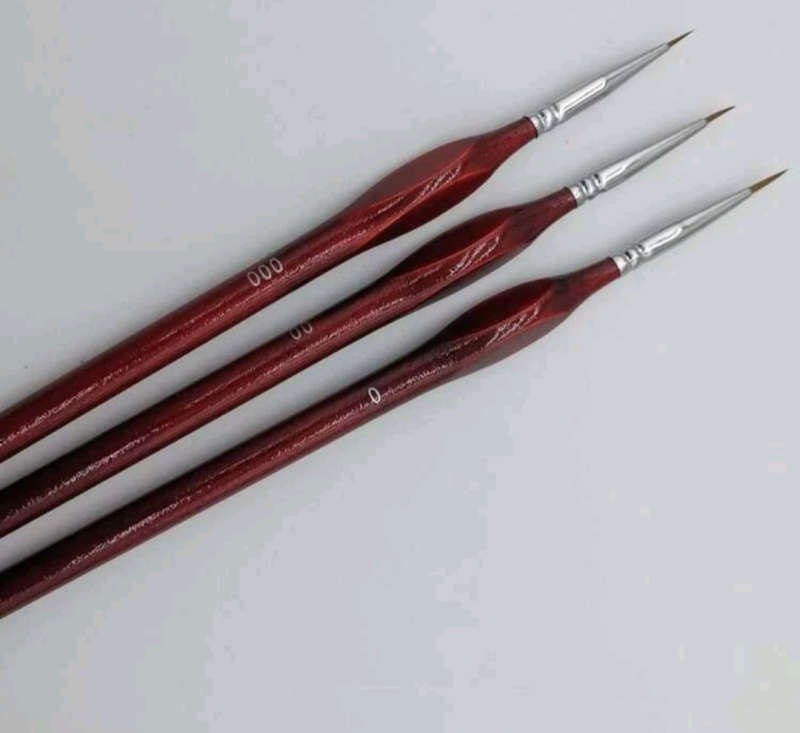 6pcs Detail Paint Brushes Extra Fine Tip