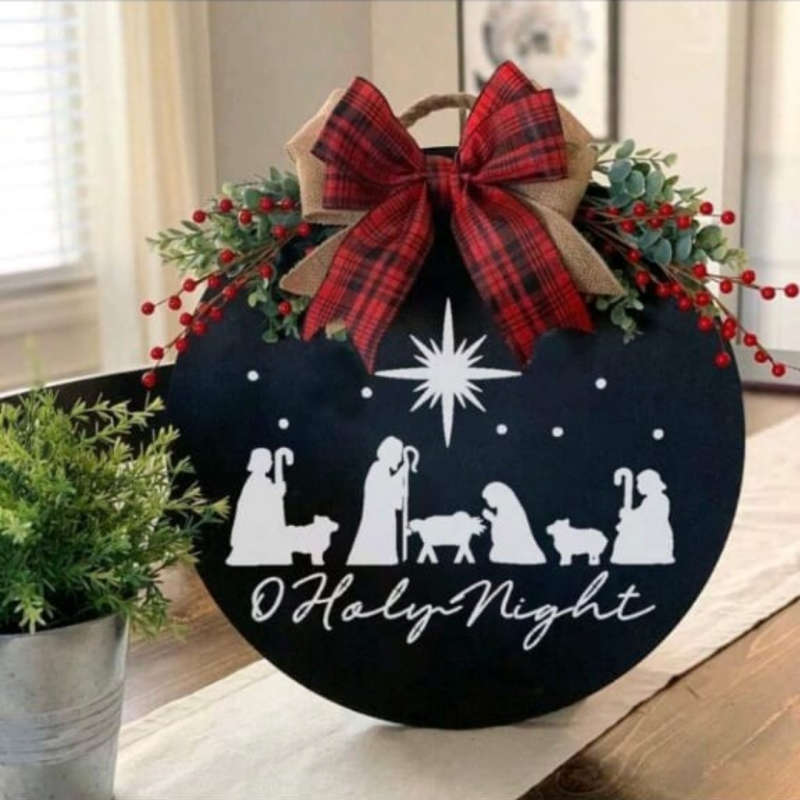 PVC Stencil: 9Pc Christmas-Themed