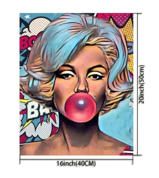 Paint by Numbers: Marilyn Monroe Cartoon