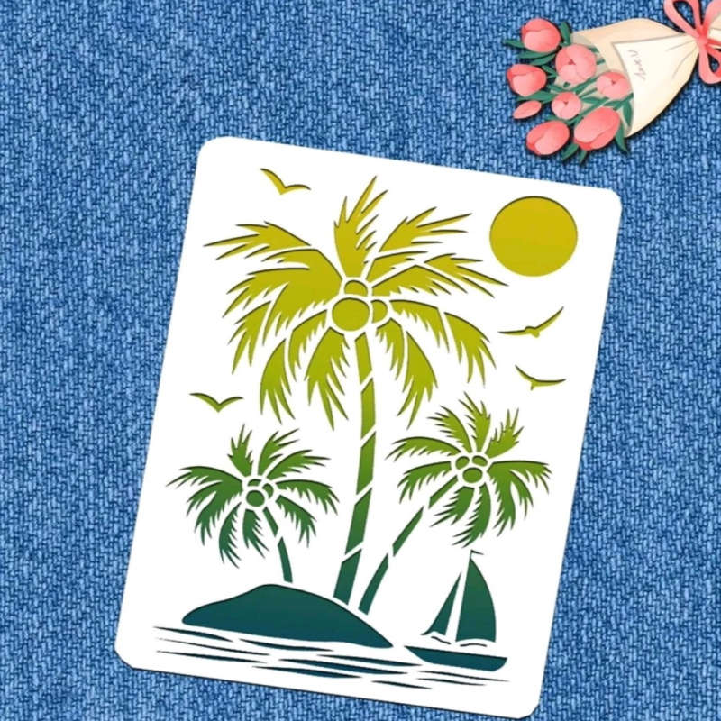 PVC Stencil: Coconut Tree