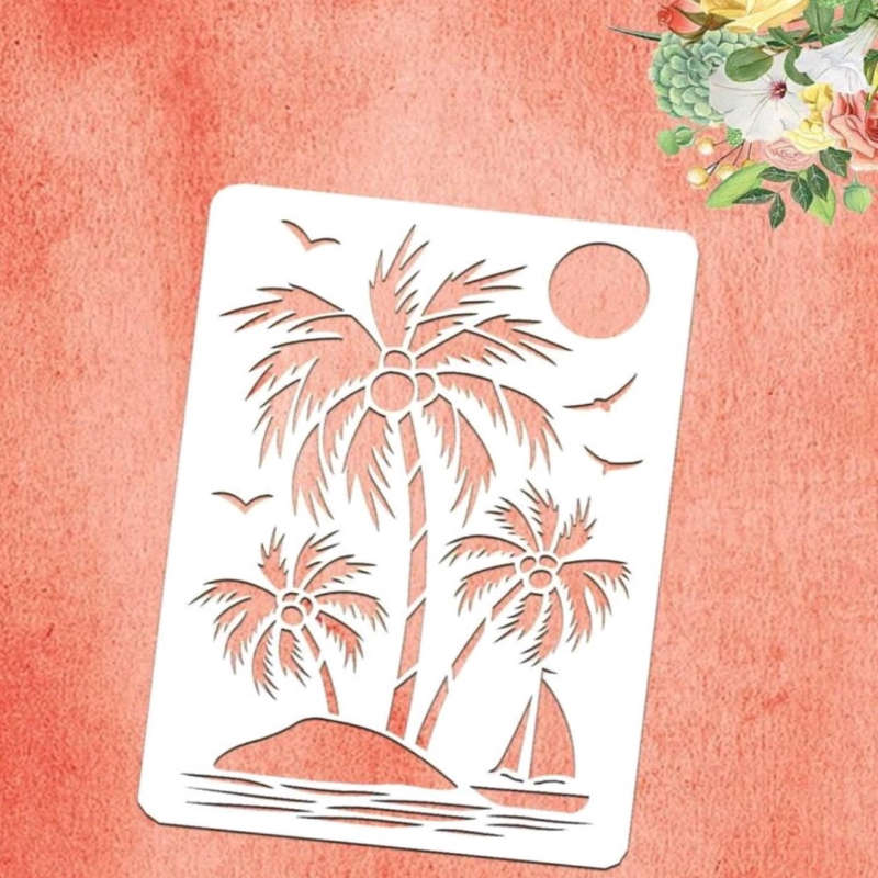 PVC Stencil: Coconut Tree