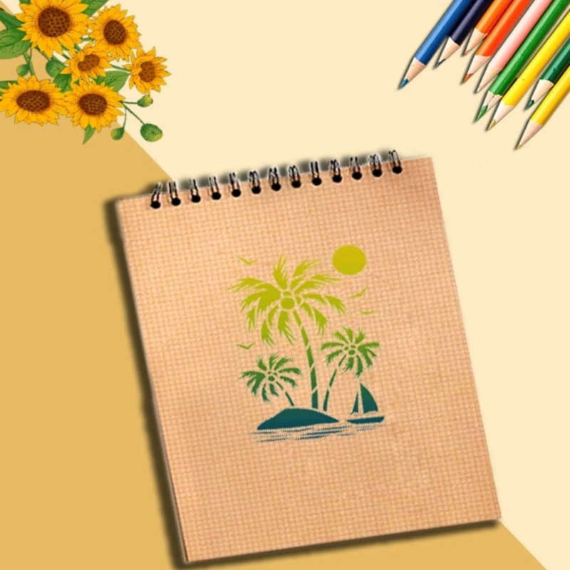 PVC Stencil: Coconut Tree