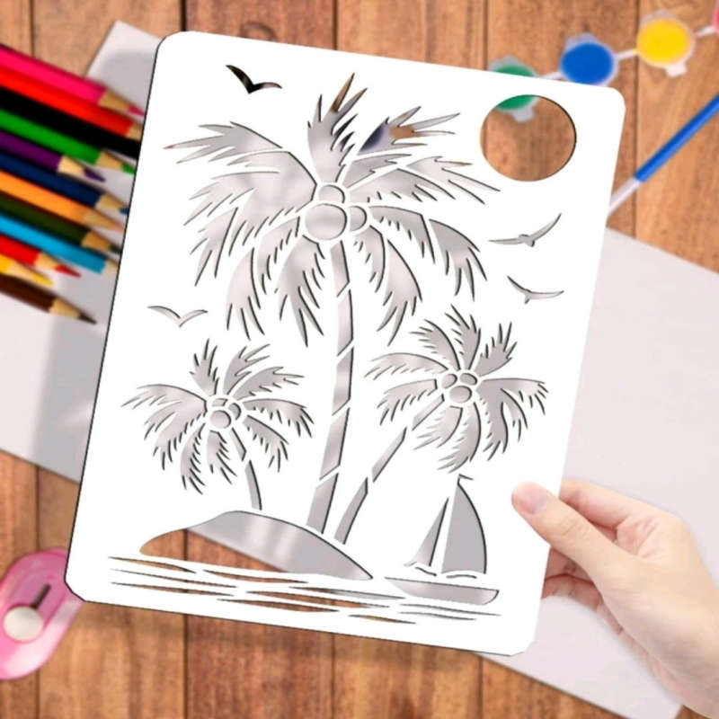 PVC Stencil: Coconut Tree