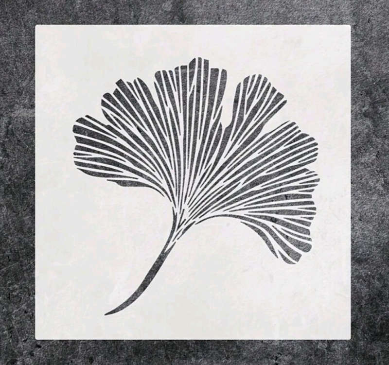 PVC Stencil: Ginkgo Leaf