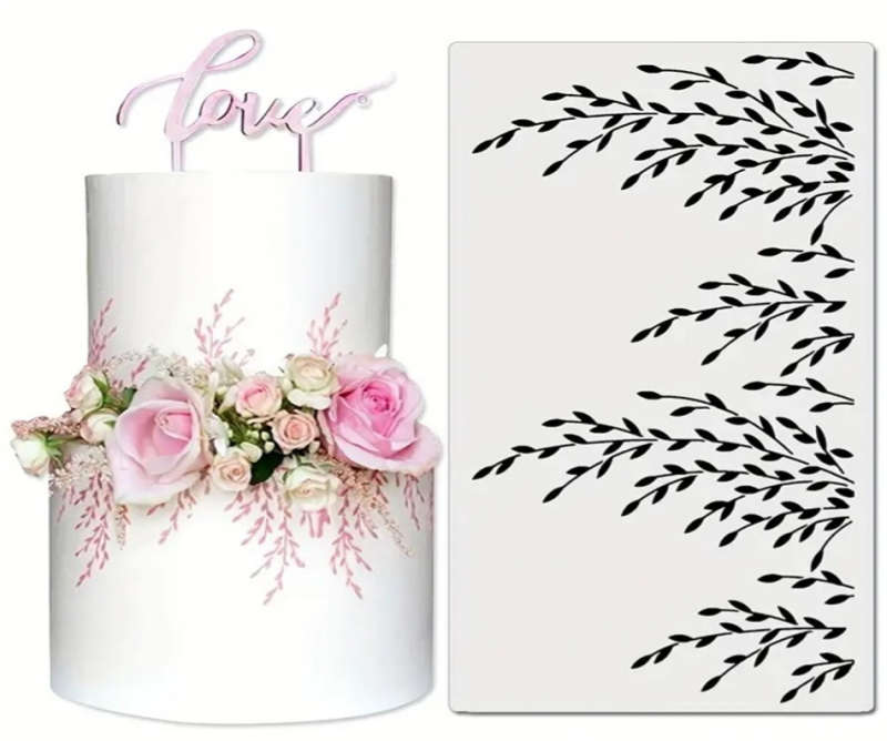PVC Stencil: 1pc Decorating Lace