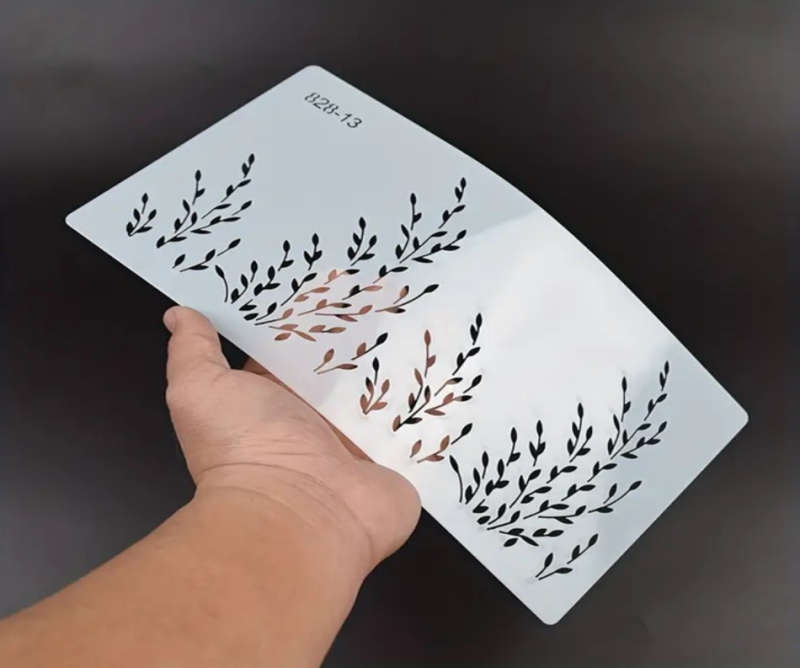 PVC Stencil: 1pc Decorating Lace