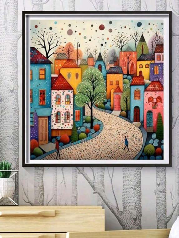 Diamond Dotting: Animated Buildings