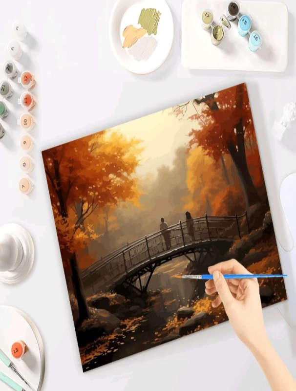 Paint by Numbers: Autumn Scenery
