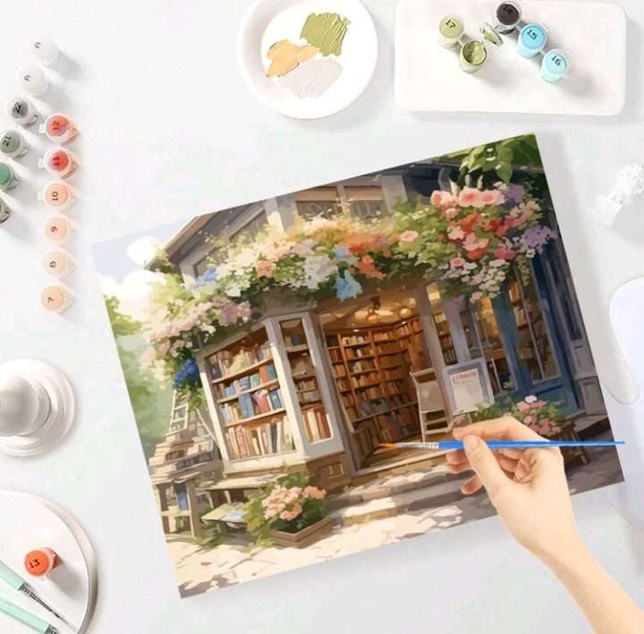 Paint by Numbers: Book Store