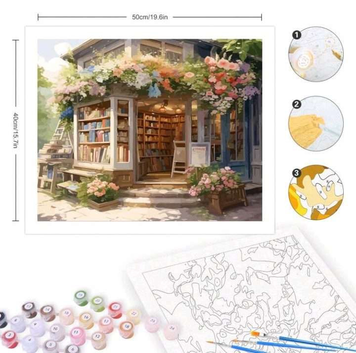 Paint by Numbers: Book Store
