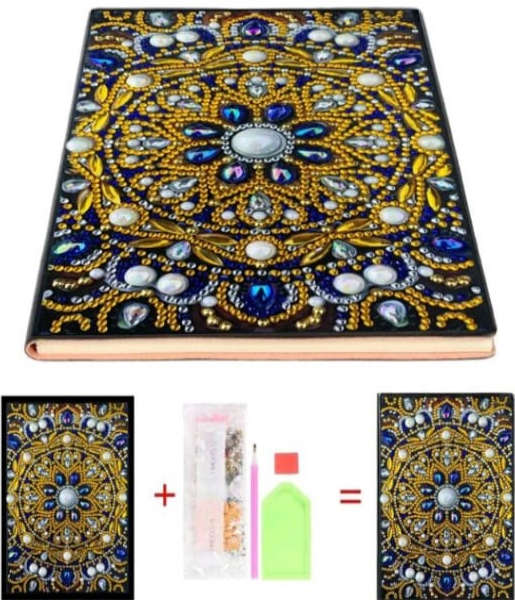 Diamond Dotting: A5 50-Page Notebook