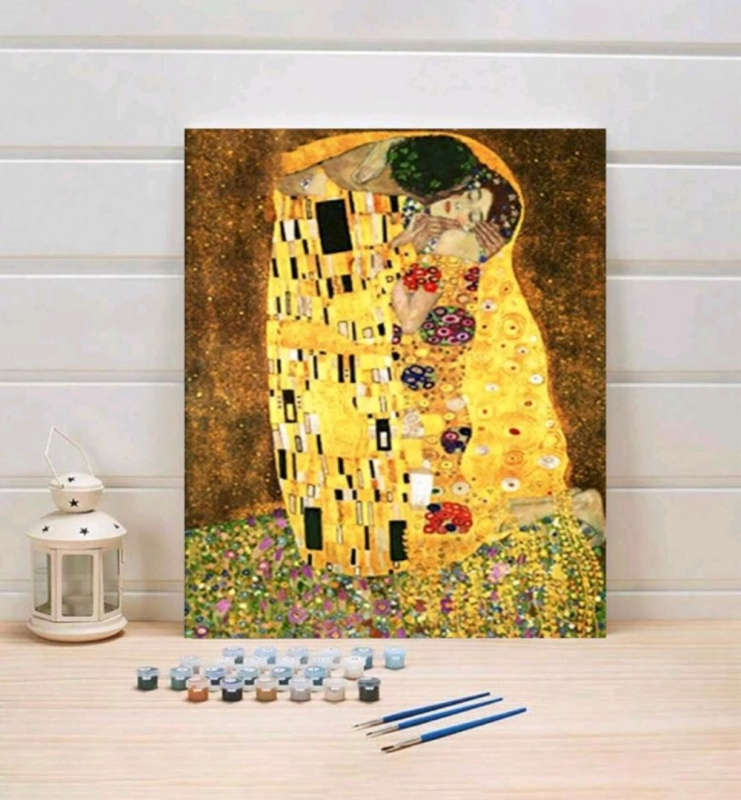 Paint by Numbers: The Kiss