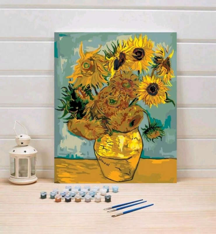 Paint by Numbers: Van Gogh's Sunflowers