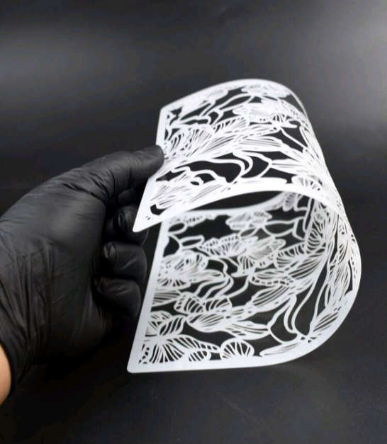 PVC Stencil: 1pc Flower Lace