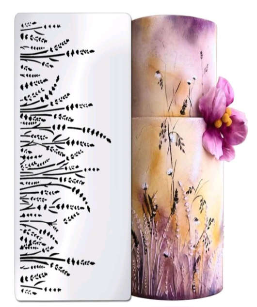 PVC Stencil: 1pc Mould Lace