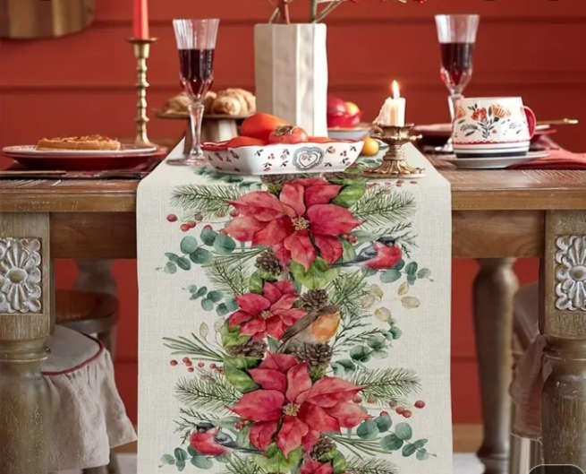 Table Runner - Christmas Holiday Theme