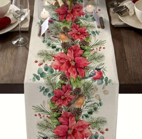 Table Runner - Christmas Holiday Theme